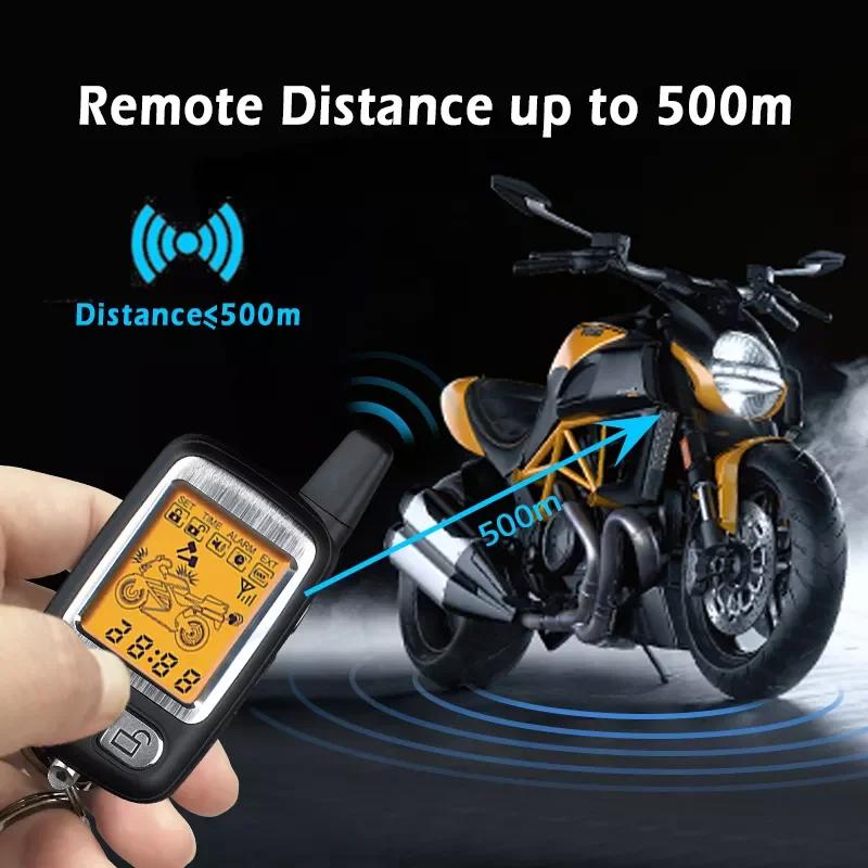 Éventuelles Y-Alarme de Moto à 2 Voies, Télécommande de Démarrage Imagone avec Démarrage à Distance