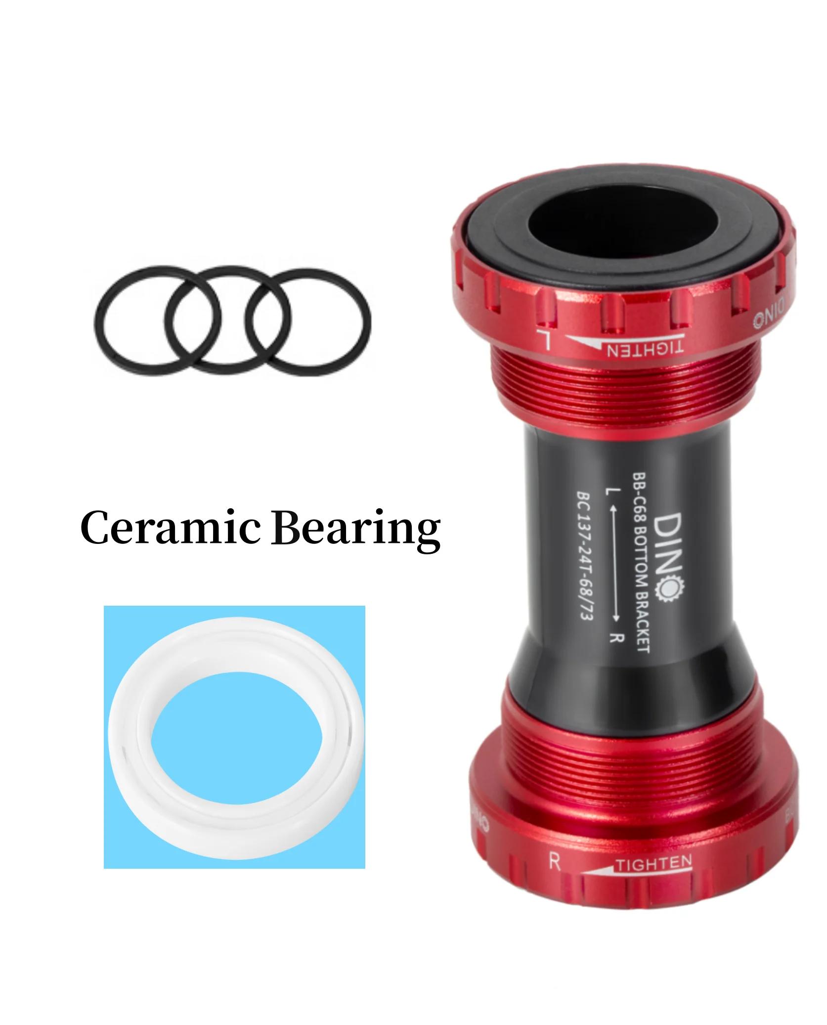 Roulement entièrement en céramique BB Shell 68mm 73mm supports inférieurs applicables à 22/24mm X5 X