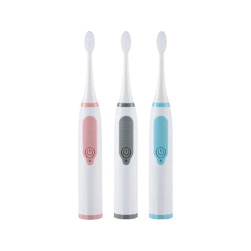 Brosse à dents électrique pour hommes et femmes, non rechargeable, domestique, poils souples, entièr