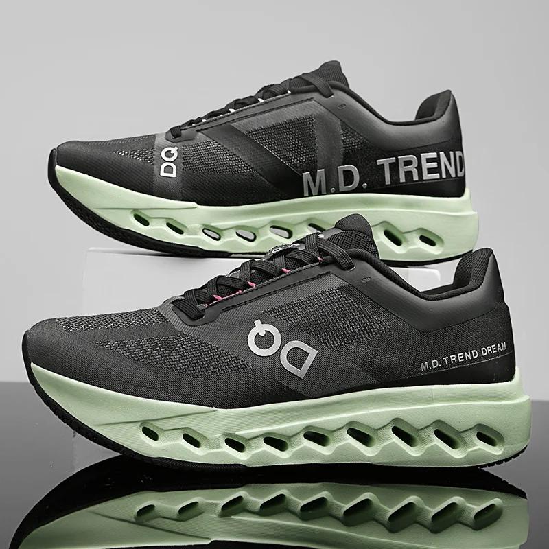 Chaussures de course de haute qualité pour hommes et femmes, baskets de marque respirantes en maille