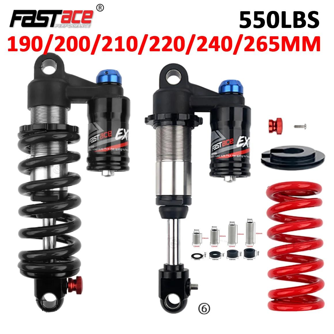 Fastace-Amortisseur de moto 53RC, suspension arrière de vélo VTT, 265mm, 190mm, 200mm, 210mm, 220mm,