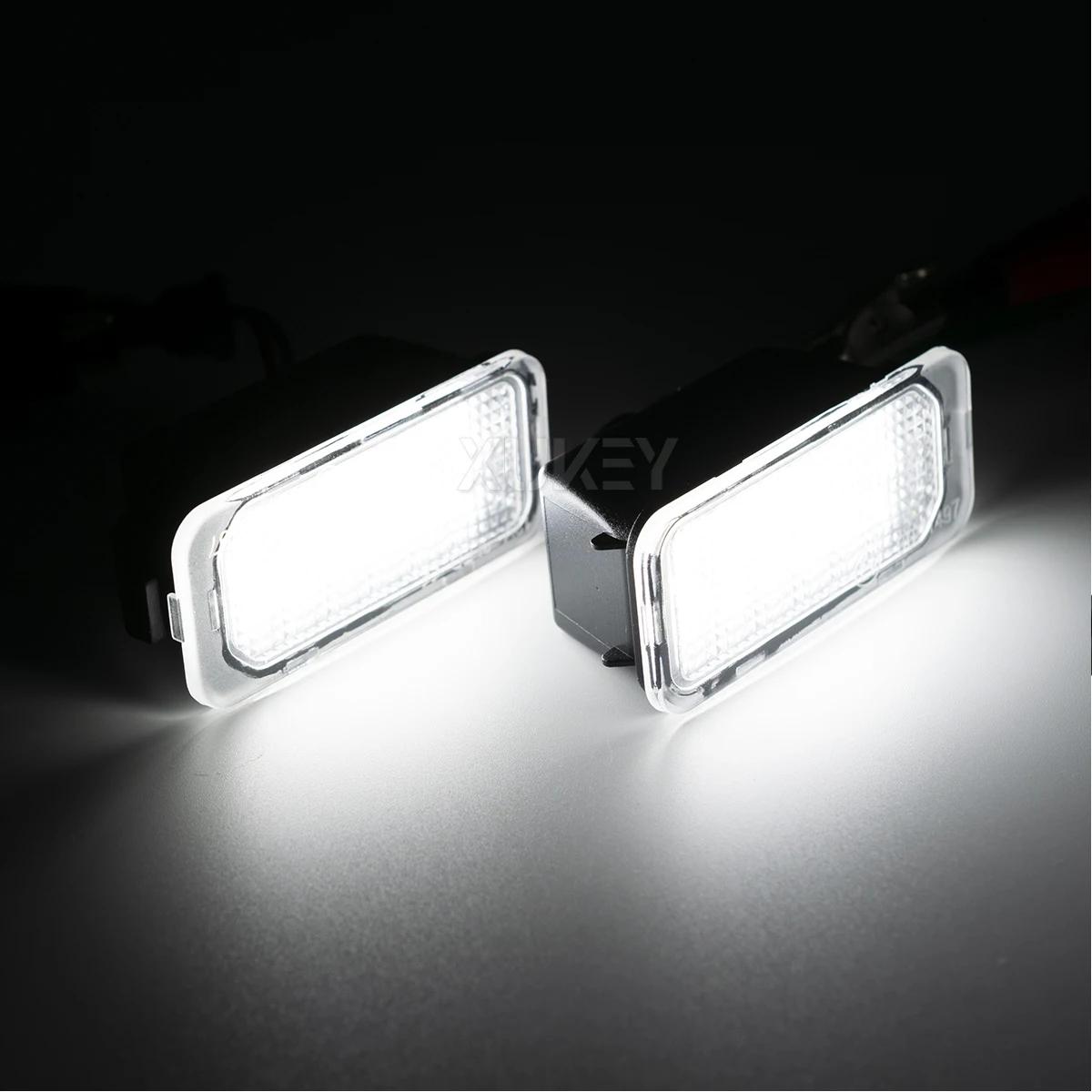 2x LED numéro plaque d'immatriculation lumière xénon blanc lampe unités de remplacement pour Ford FO