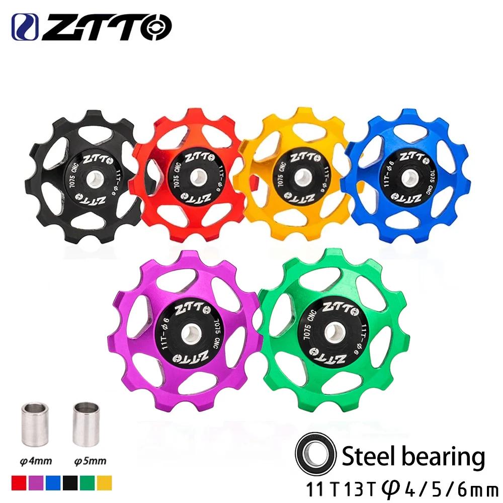 ZTTO – dérailleur arrière de vélo vtt, roue Jockey 11T 13T, poulie à roulement en acier AL7075 CNC,