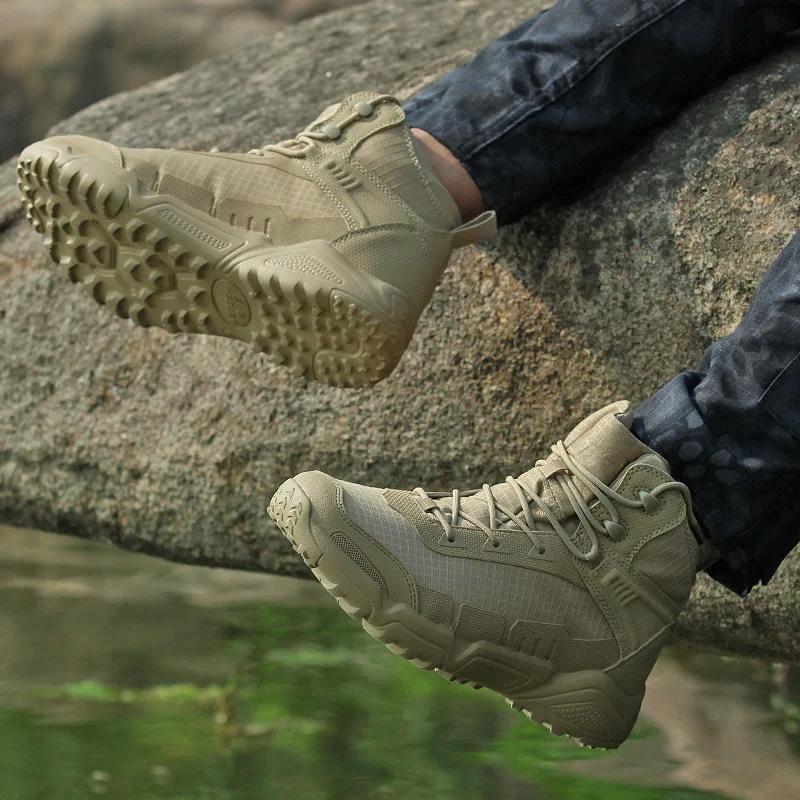 Bottes de skip respirantes pour hommes, chaussures de sport, baskets d'extérieur, chaussures de rand