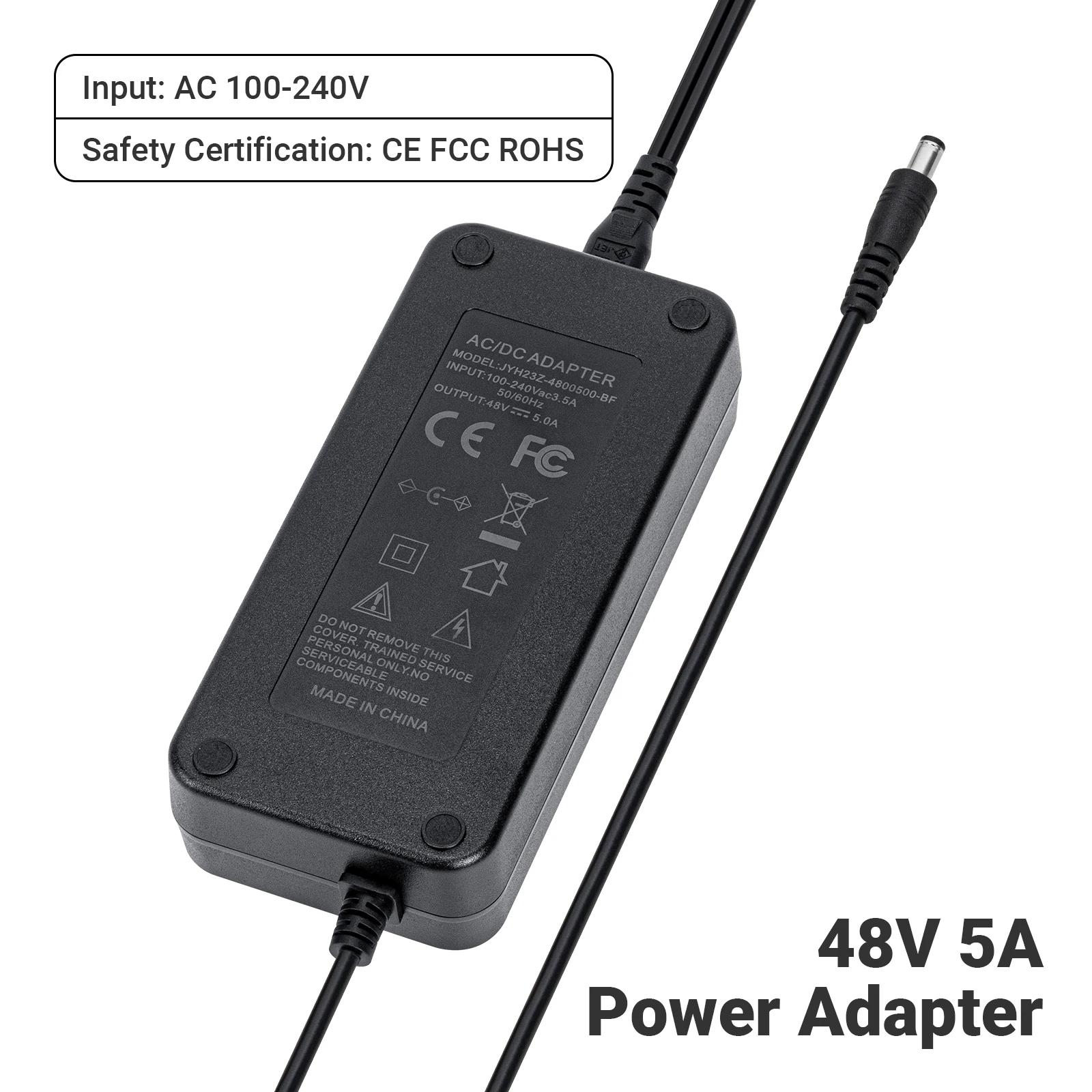 Fosi – chargeur d'alimentation Audio 48V 5a DC, amplificateur de cinéma maison, adaptateur d'aliment