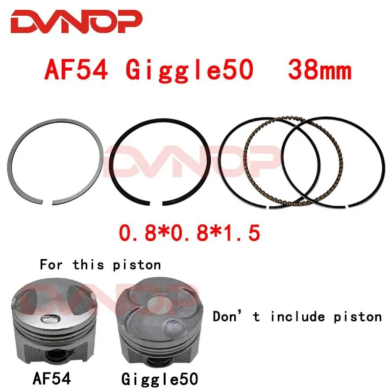 Segment de Piston de moto pour 50cc 60cc 70cc 80cc 100cc 125cc 37mm 38mm 39mm 44mm 47mm 49mm 50mm 52