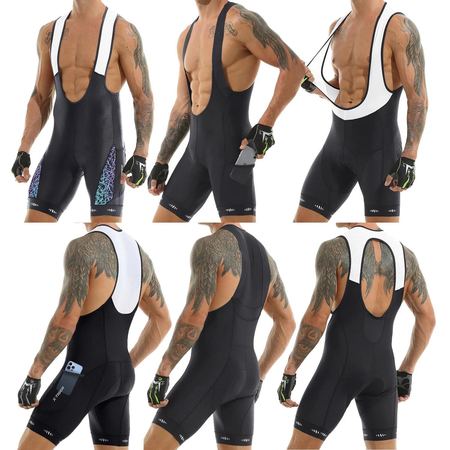X-tiger – cuissard de cyclisme avec poche UPF 50+, short de vélo pour hommes, en Polyester à séchage