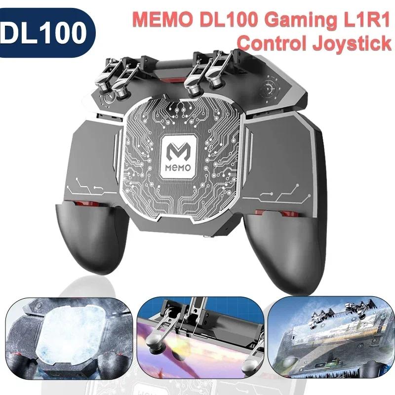 MEMO nouveau téléphone portable DL100 6 doigts manette de jeu manettes contrôleur semi-conducteur ra