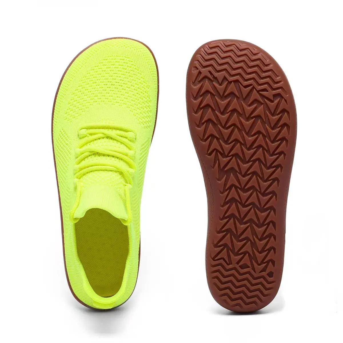 Chaussures pieds nus à bout large pour hommes et femmes - Baskets minimalistes avec semelle zéro drop