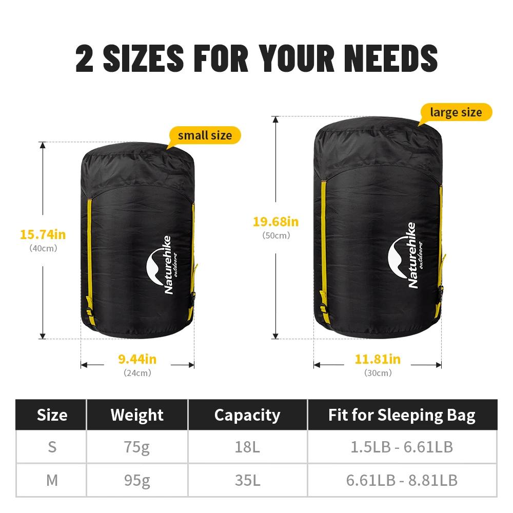 Naturehike – sac de Compression étanche, sac de couchage de Camping en plein air, sacs de rangement