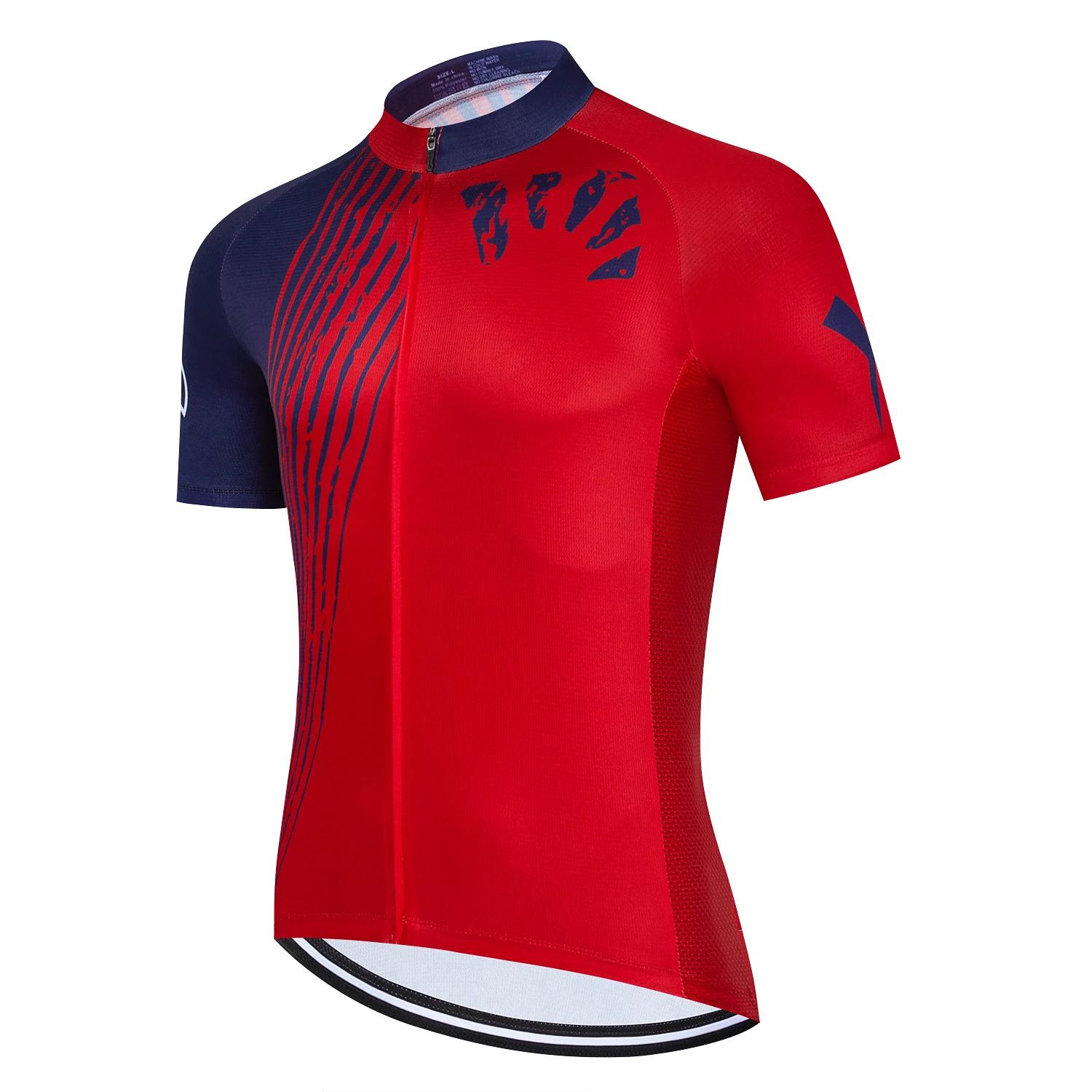 Maillot de vélo à manches courtes pour hommes, T-shirt de cyclisme en plein air, vtt, vêtements de v