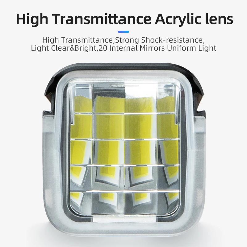 Lampe de vélo ROCKBROS 1500LM 5000mAh, éclairage de vélo IPX6 en aluminium, rechargeable Type-C, lum