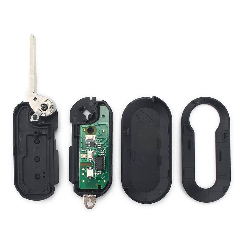 KEYYOU – clé télécommande intelligente, 433MHz, système BSI, PCF7946, pour voiture Fiat 500L, MPV, D