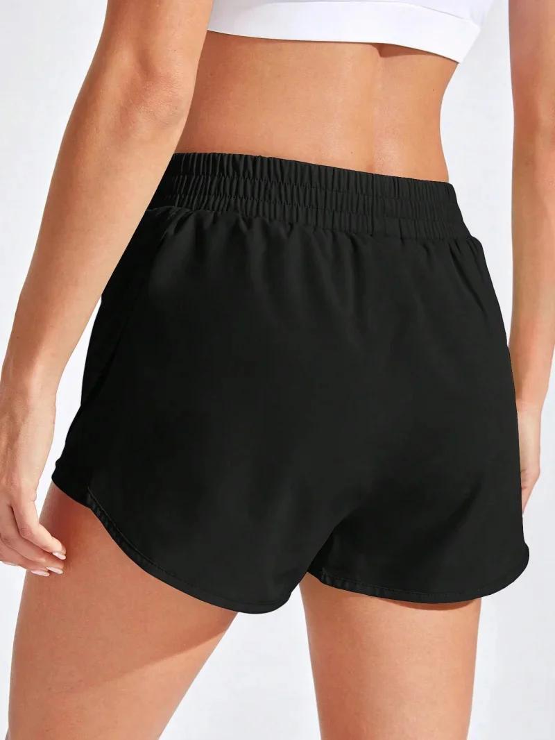 Shorts de yoga élastiques pour femmes - Leggings courts pour fitness, running et entraînement