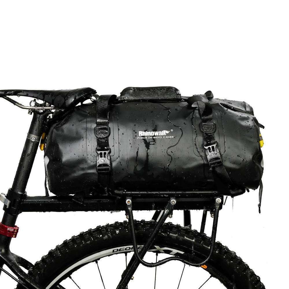 Rhinowalk 20L vélo sacoche étanche vtt vélo coffre sac arrière voyage porte-bagages Portable selle s