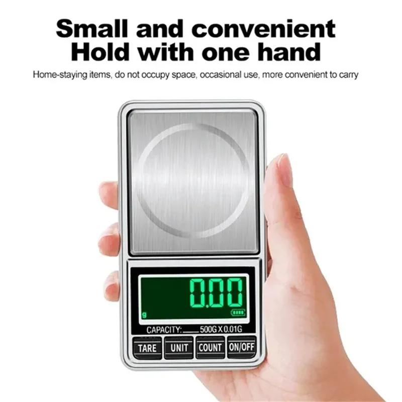 Mini Balance à bijoux de poche Portable, Rechargeable par USB, électronique numérique, haute précisi