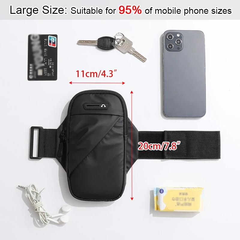 Sacs de course à fermeture éclair, pochette portefeuille de poignet légère pour téléphone, carte-clé