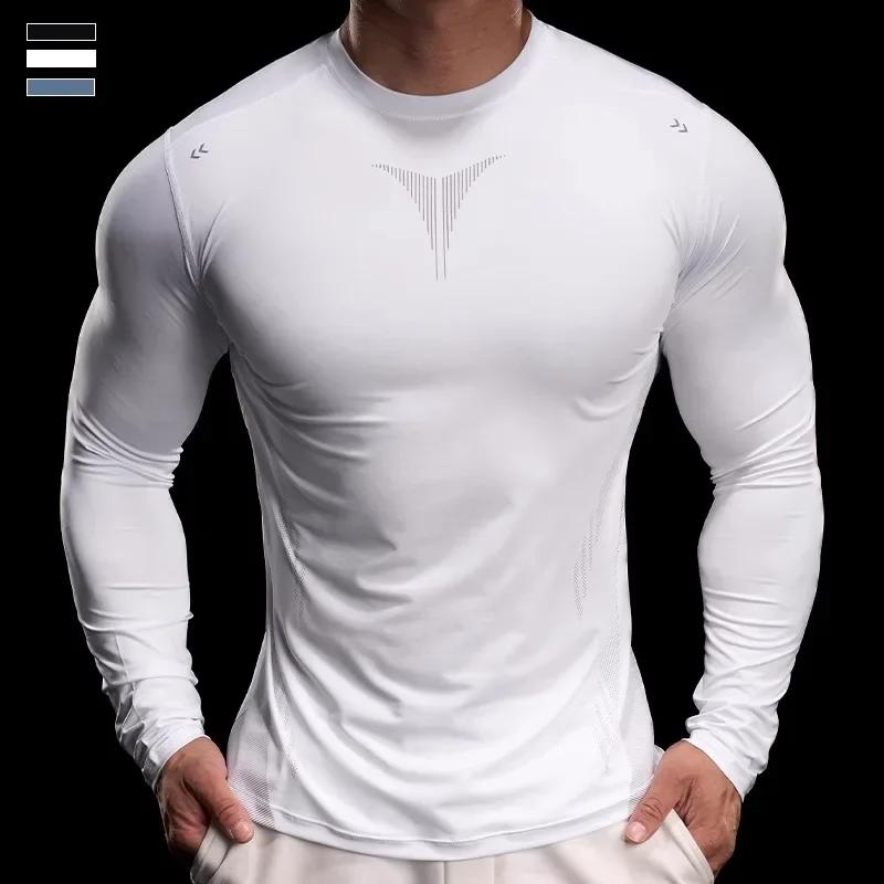 Collants de sport à manches longues pour la course à pied et l'entraînement, vêtements de fitness d'