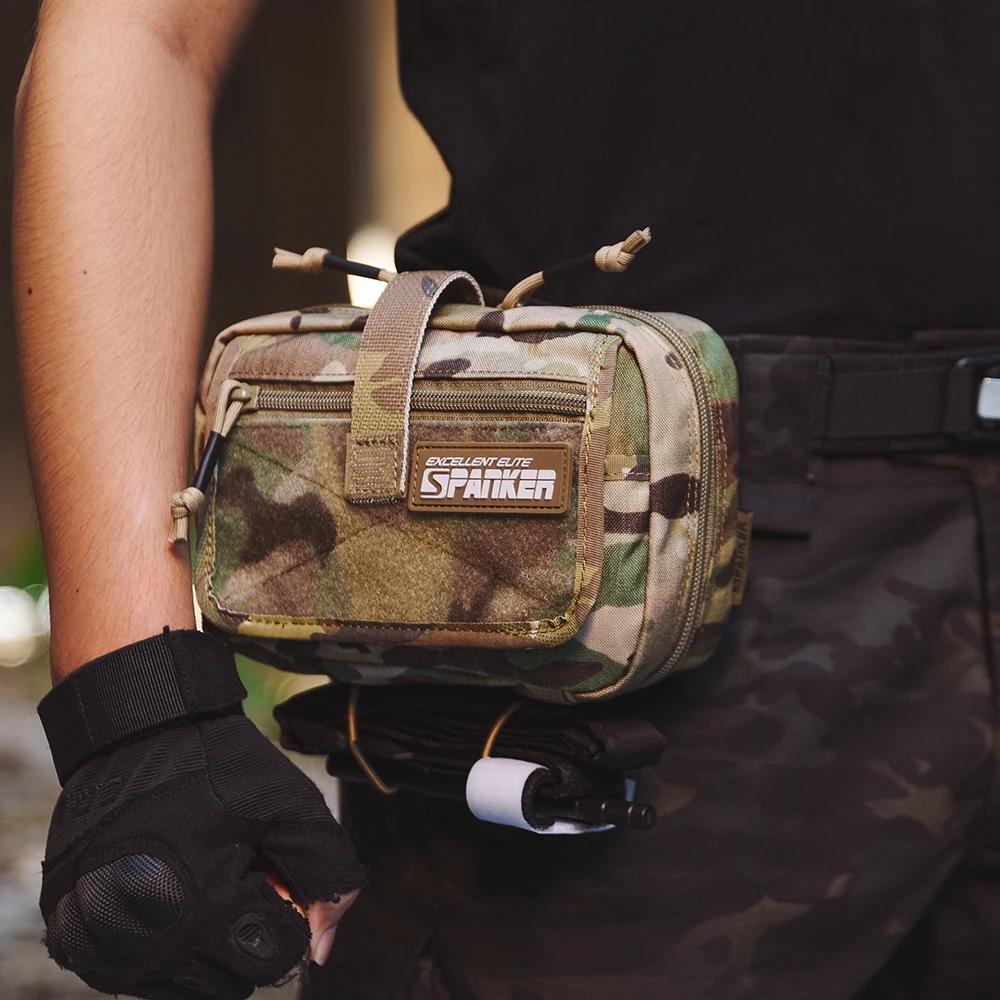 Pochette tactique Molle, sac à outils EDC, pochettes d'accessoires utilitaires, sac de taille, Pack