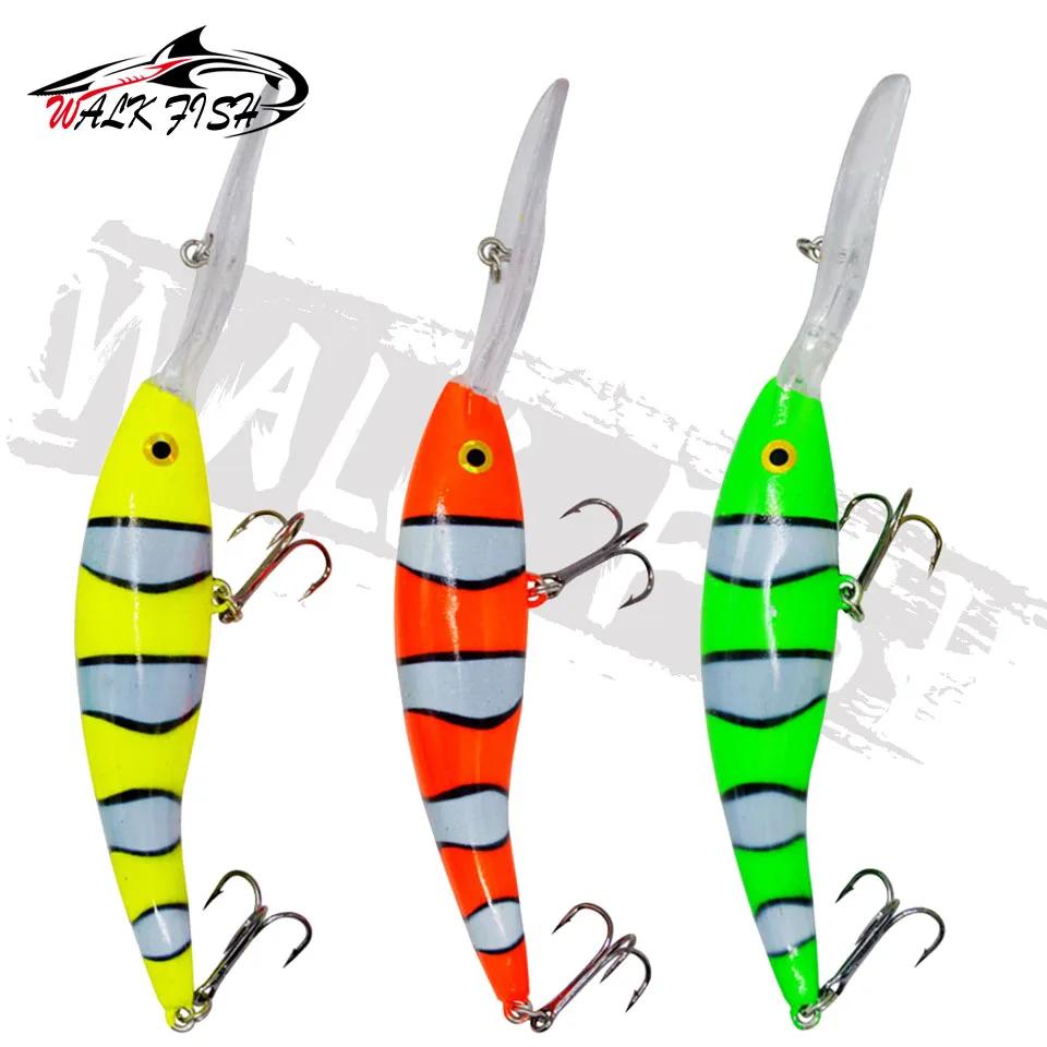 WALK FISH 1 pièces nouveau leurre de pêche méné longue langue conseil 14g/13.5 cm leurre en plastiqu