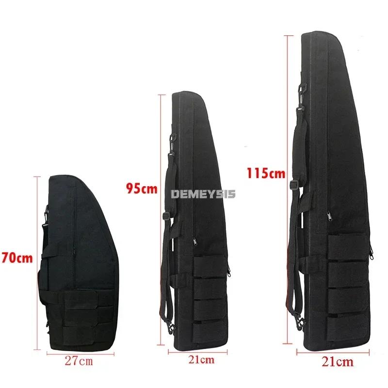 Sac de rangement pour pistolet tactique 70cm / 95cm / 115cm, sac de transport pour fusil de chasse e