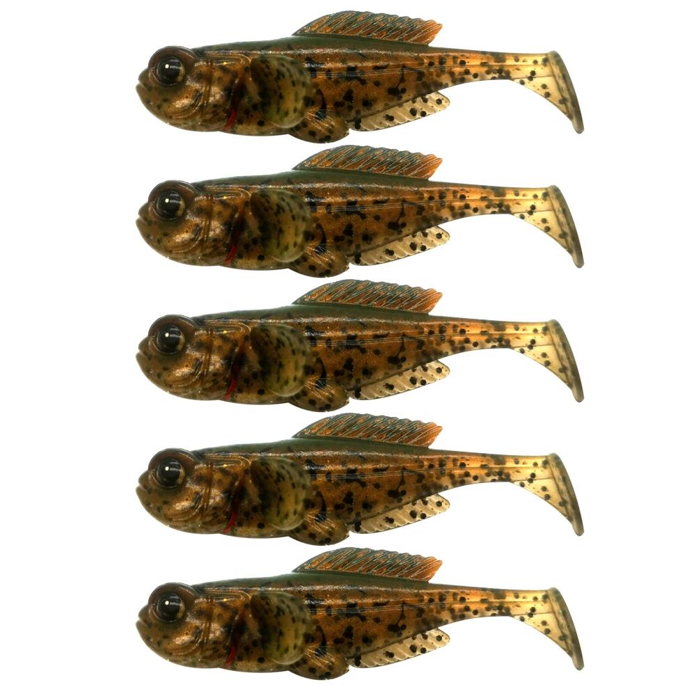 5 pièces/paquet Goby Paddle appât souple 80mm 9.5g nouveau Swimbait conception Ultra réaliste leurre