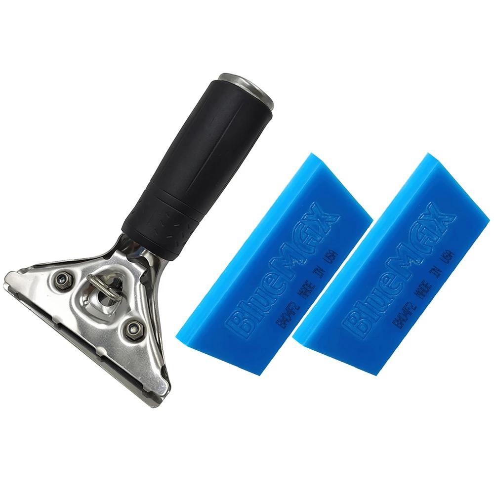 BlueMAX – grattoir à glace, pelle à neige, pellicule de vinyle, lame en caoutchouc, raclette de tein