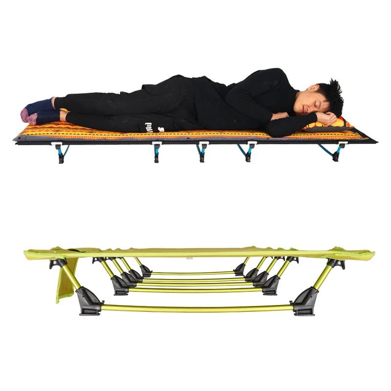 Lit pliant de Camping 185cm, tente de couchage extérieure pour une personne