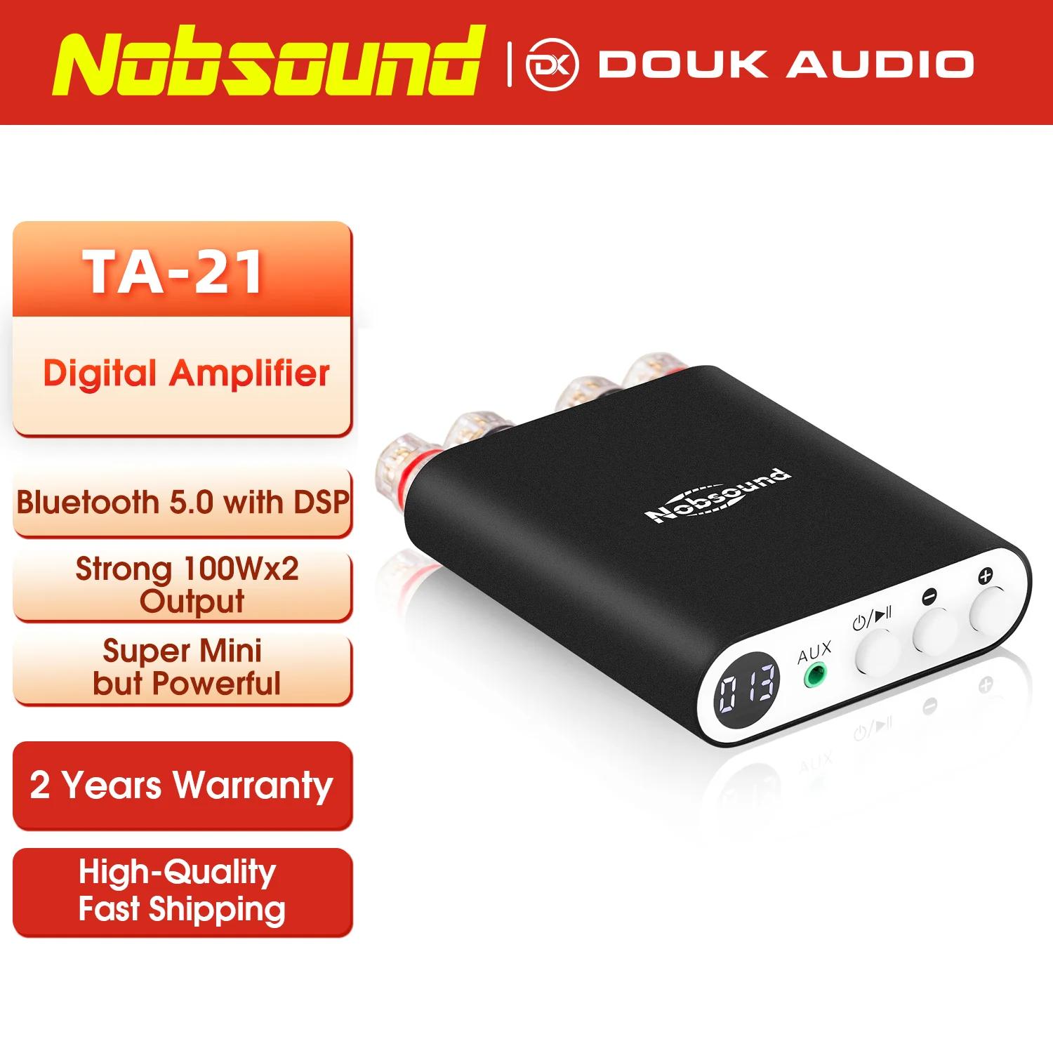 Nobsound TA-21 Mini amplificateur numérique Bluetooth 5.0 DSP récepteur Audio stéréo TPA3221 amplifi