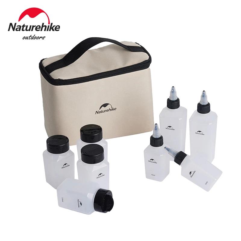 Naturehike – pot d'assaisonnement 8 pièces, ensemble de récipients à épices, bouteille d'assaisonnem