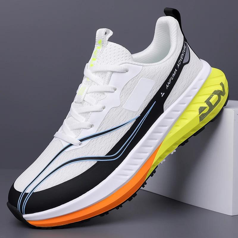 Chaussures de marche hommes en plein air antidérapant bonne qualité à la mode plat résistant à l'usu
