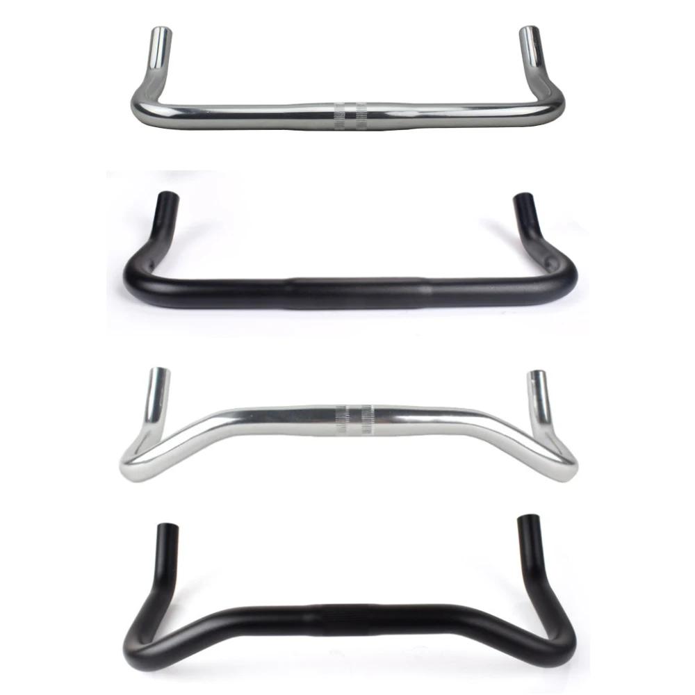 Repose-guidon de vélo en alliage d'aluminium, barre courbée, 22.2x25.4x420mm, piste de vélo à vitess