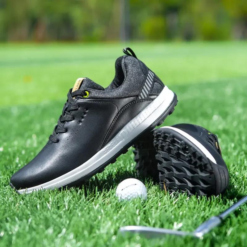 Chaussures de golf imperméables coordonnantes pour hommes et femmes, baskets confortables pour golfe