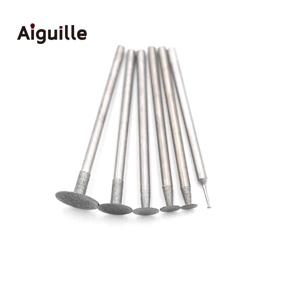 Tige de type K 2,35 mm 120 # Fraises de meulage diamantées 0.5-10mm, mèches de meulage des dents,
