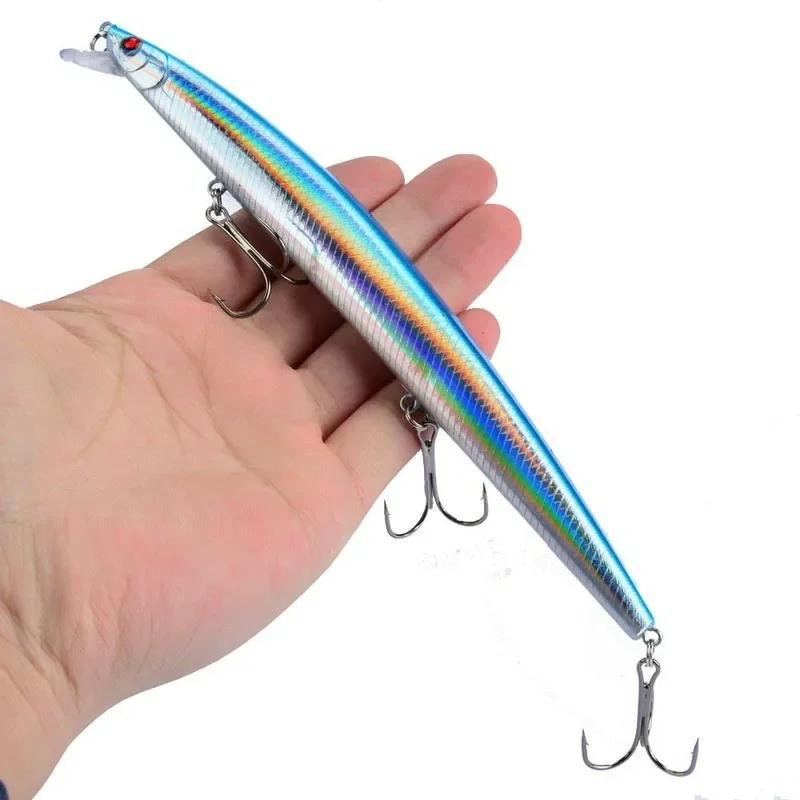 16 couleurs 18 cm 24g leurre de pêche méné Laser manivelle appât artificiel dur en plastique grand f