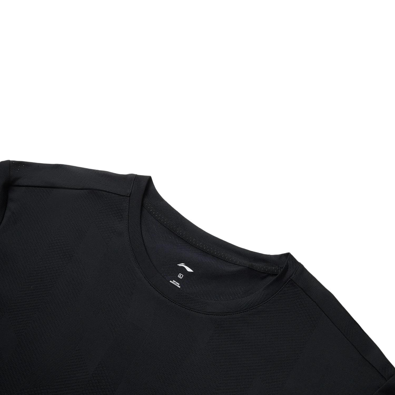 Li-ning T-shirt d'entraînement pour hommes AT DRY ULTRA 90% Polyester 10% élasthanne coupe régulière
