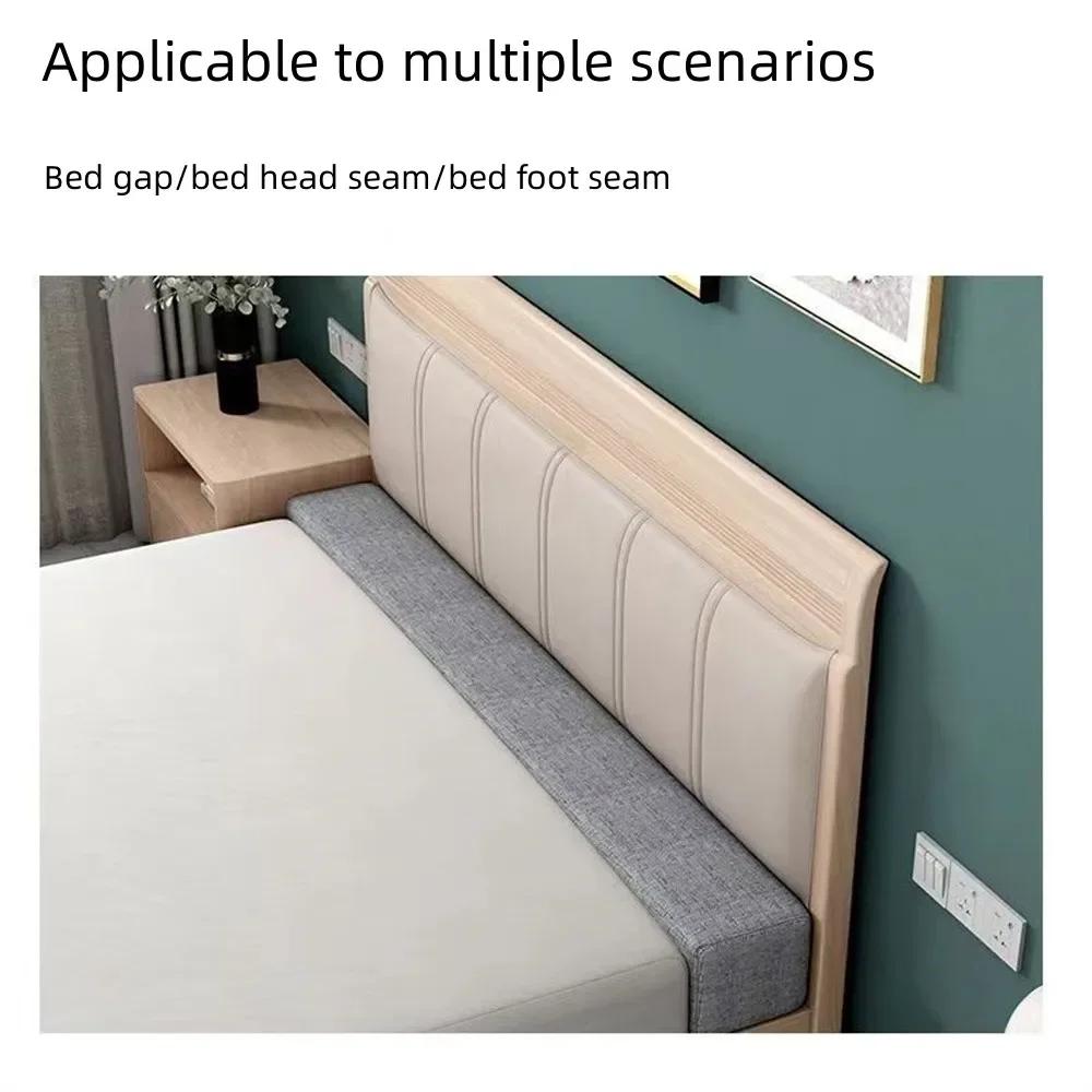 Remplisseur d'espace de matelas personnalisé, extension de lit, oreiller de tête de lit, écart fermé