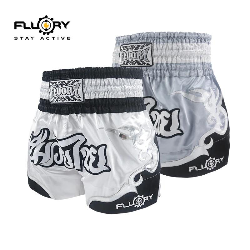 FLOURY Tai Shorts de boxe pour hommes et femmes Vêtements d'entraînement d'arts martiaux Pantalons d