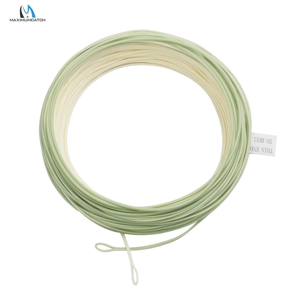 Ligne de pêche à la mouche à la truite Maximumcatch 90FT 4/5/6wt ligne de mouche flottante avant de