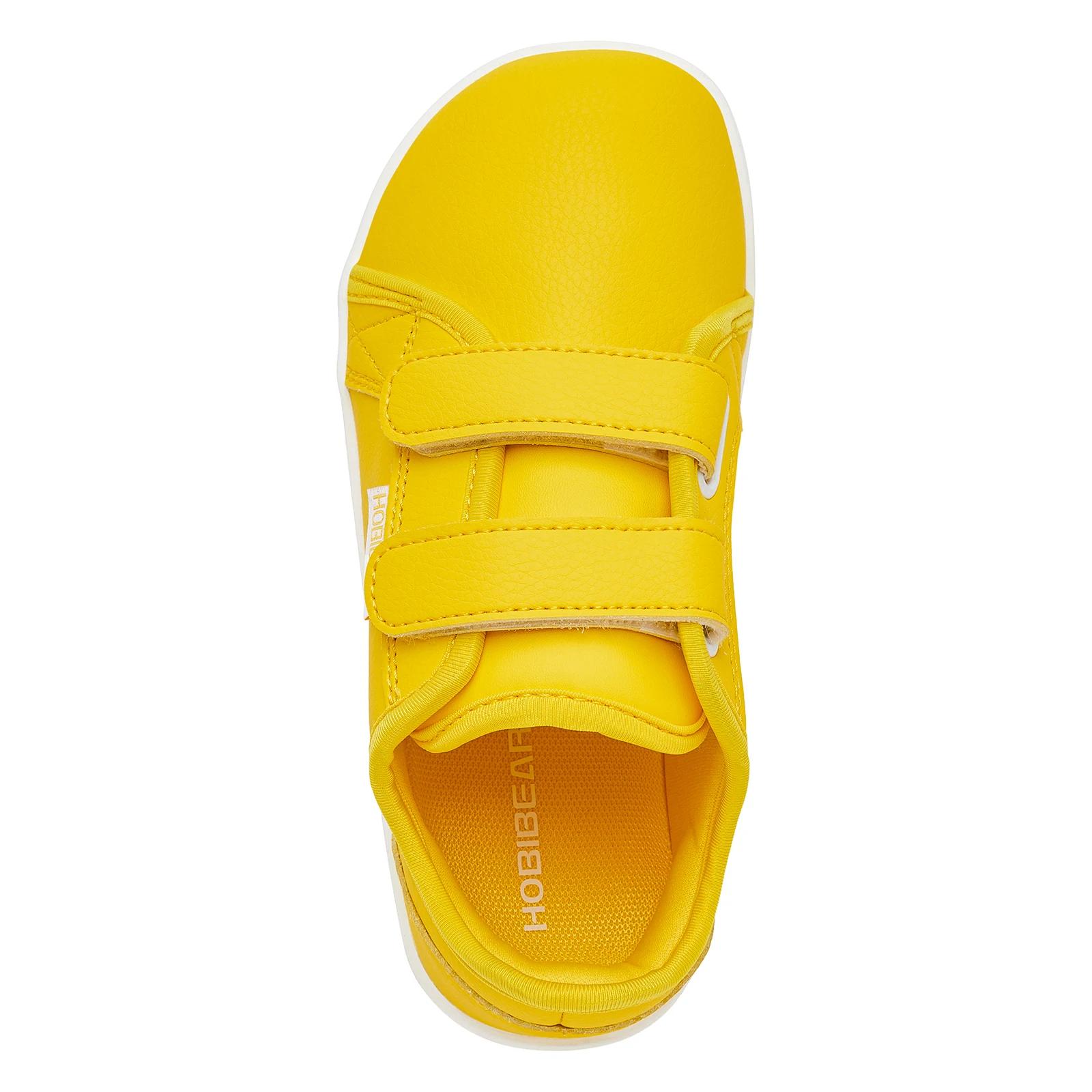 HOBIBEAR Baskets pieds nus minimalistes pour enfants | Boucle à crochet | Chaussures à bout larg