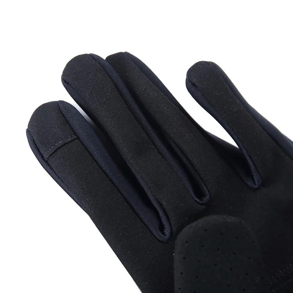 YKYWBIKE Gants de sport imperméables à écran tactile, longs doigts complets, demi-doigts, gants de c