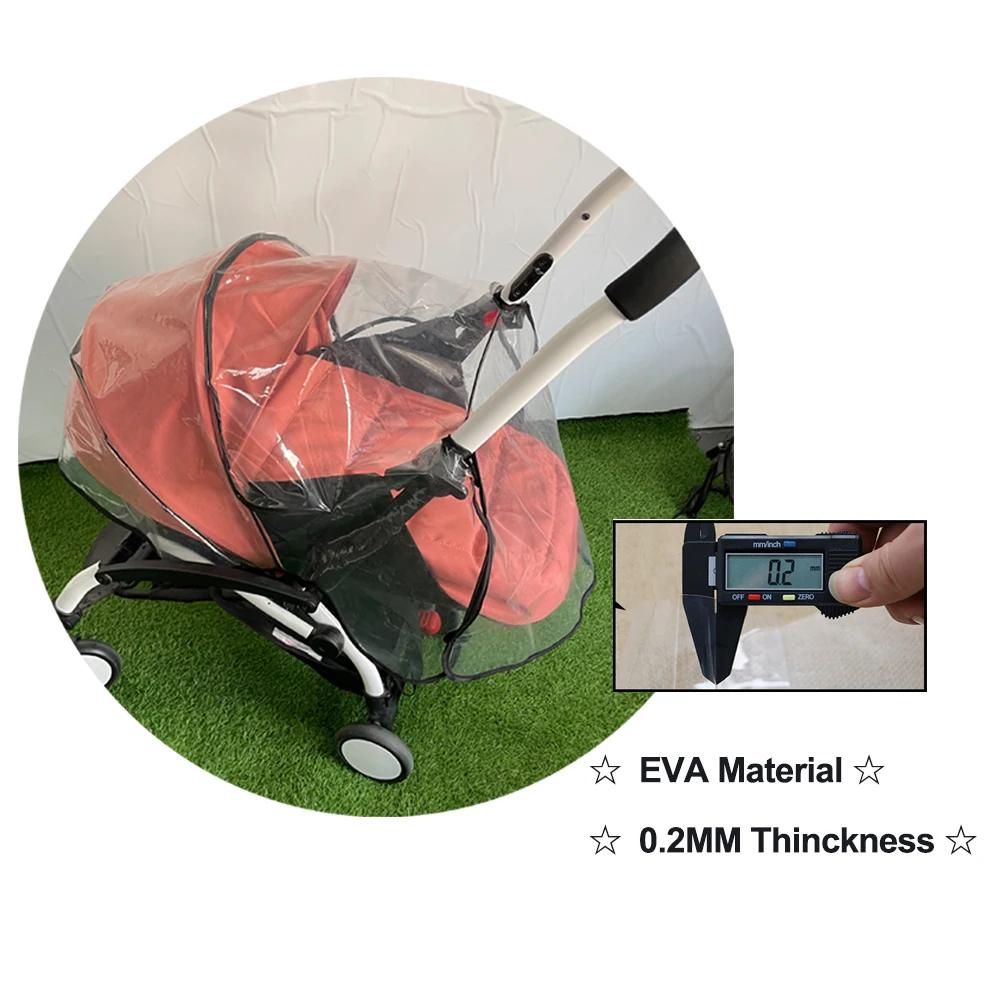 KID COLU ® Accessoires de poussette pour bébé, housse de pluie, housse EVA étanche, Compatible ave