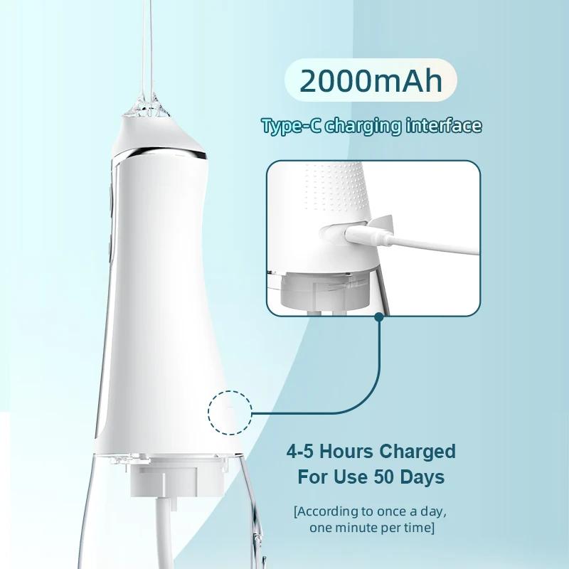 Irrigateur dentaire Xiaomi, mode DIY, 5 jets, irrigateur à eau, nettoyage buccal, machine à laver la