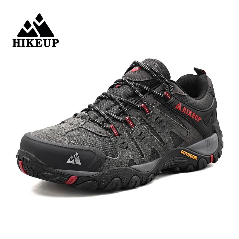 HIKEUP chaussures de randonnée pour hommes chaussures de trekking en montagne chaussures de plein ai