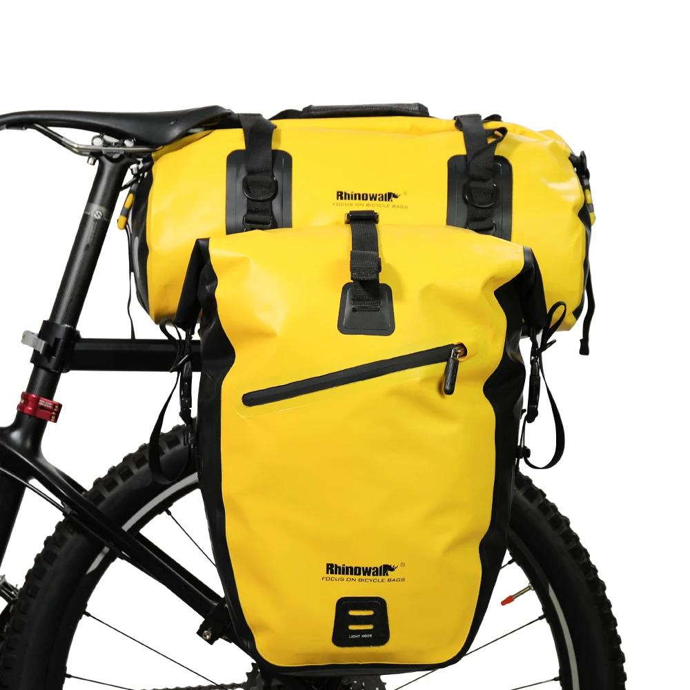 Rhinowalk 20L vélo sacoche étanche vtt vélo coffre sac arrière voyage porte-bagages Portable selle s