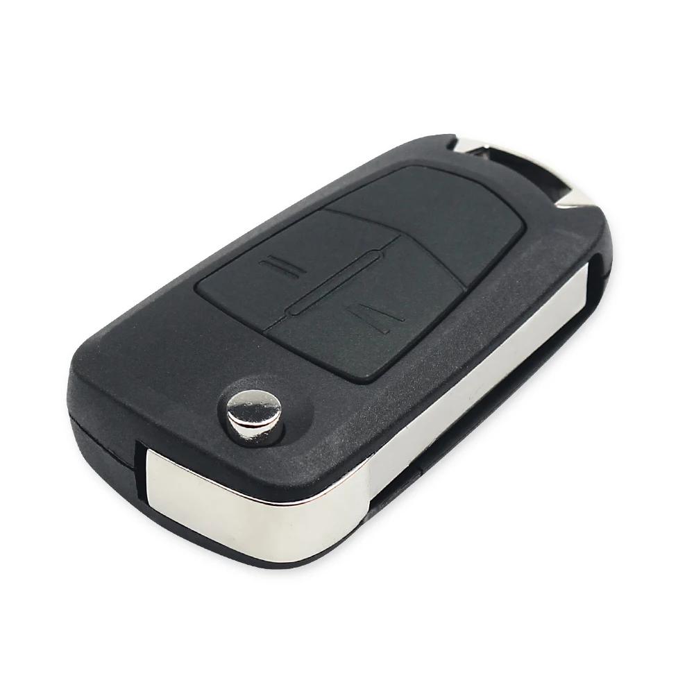 KEYYOU – clé télécommande de voiture à rabat, 433Mhz, pour Opel/Vauxhall Astra H 2004-2009 Zafira B