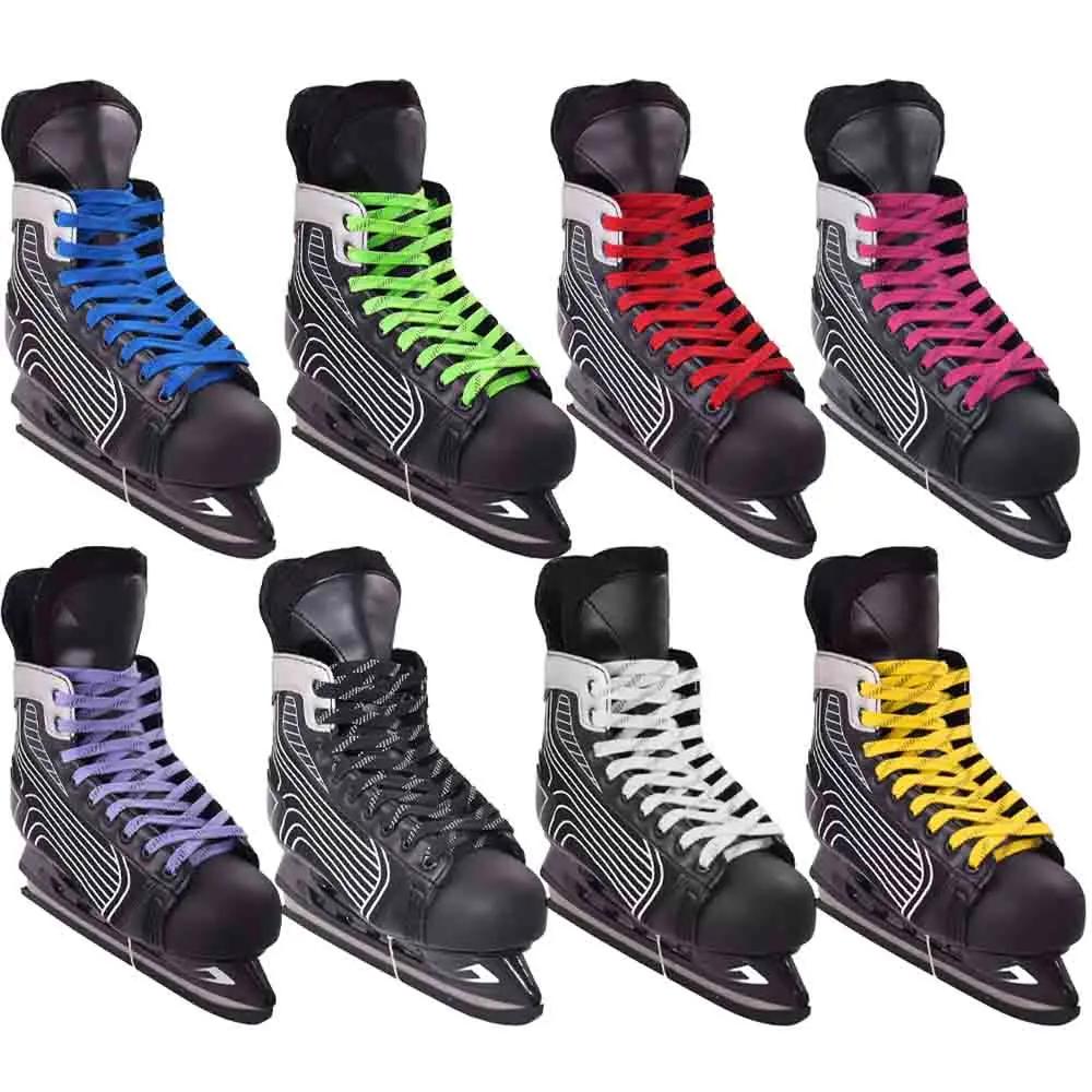 Lacets de patins à glace UICE 84-120 pouces, double couche tressée, embouts cirés, lacets de hockey