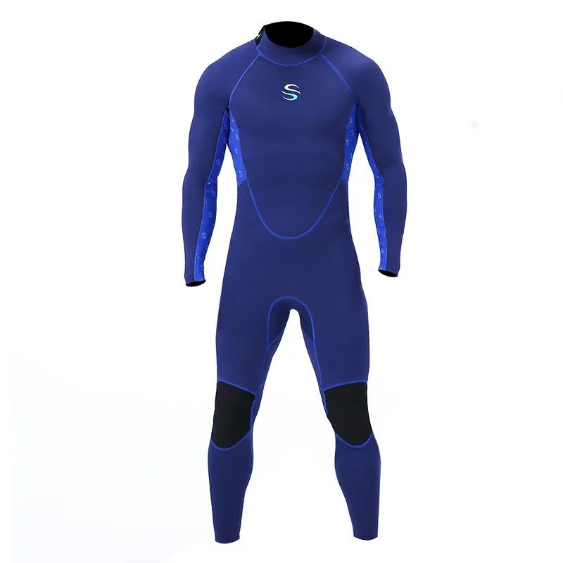 Combinaison de plongée en néoprène pour hommes et femmes, 2mm, fermeture à glissière arrière, plongé