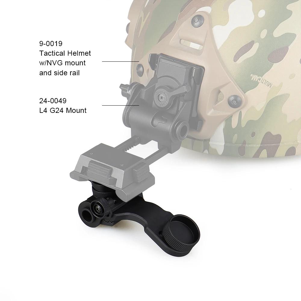 Adaptateur de support de casque tactique en métal J Arm NVG pour Airsoft Pvs 14 lunettes de Vision n