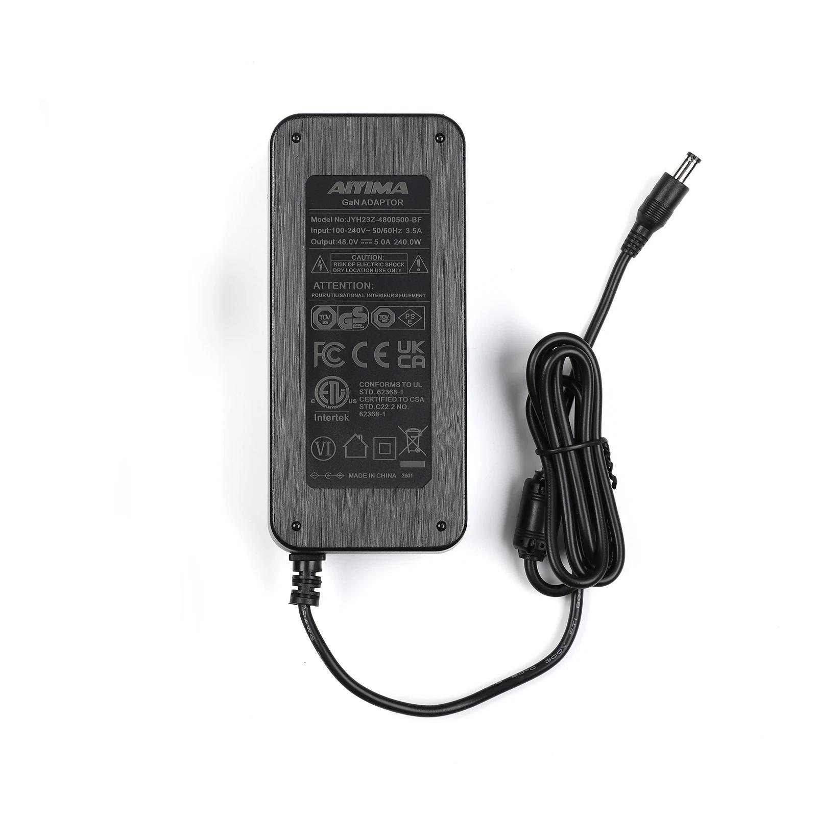 AIYIMA Audio GaN 48V 10A/5A DC chargeur d'alimentation amplificateur adaptateur d'alimentation pour